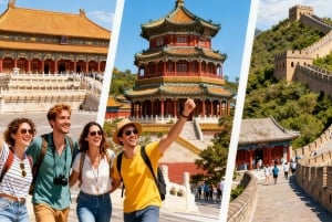 北京：慕田峪万里の長城と頤和園の1日ツアーをご覧ください