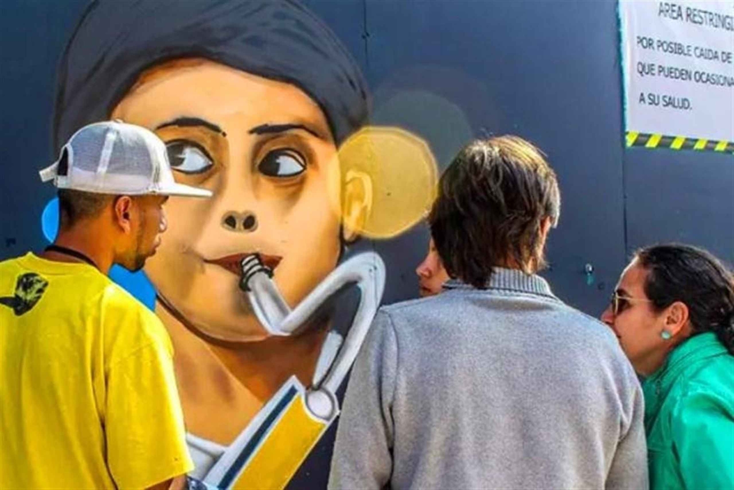 Bogotá: Visita à arte do graffiti com serviço de busca no hotel