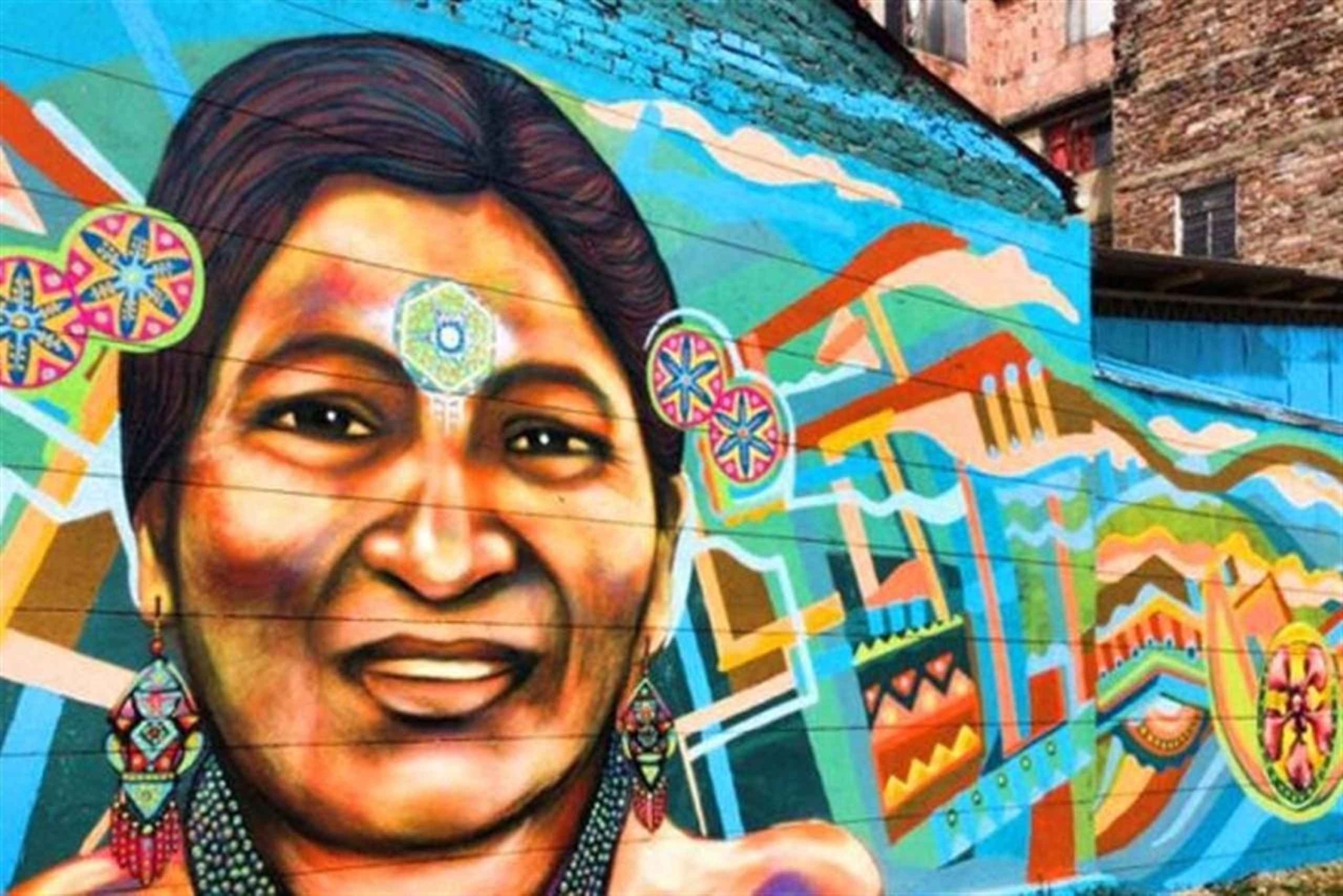 Bogotá: Visita à arte do graffiti com serviço de busca no hotel