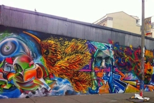 Bogotá: Visita à arte do graffiti com serviço de busca no hotel