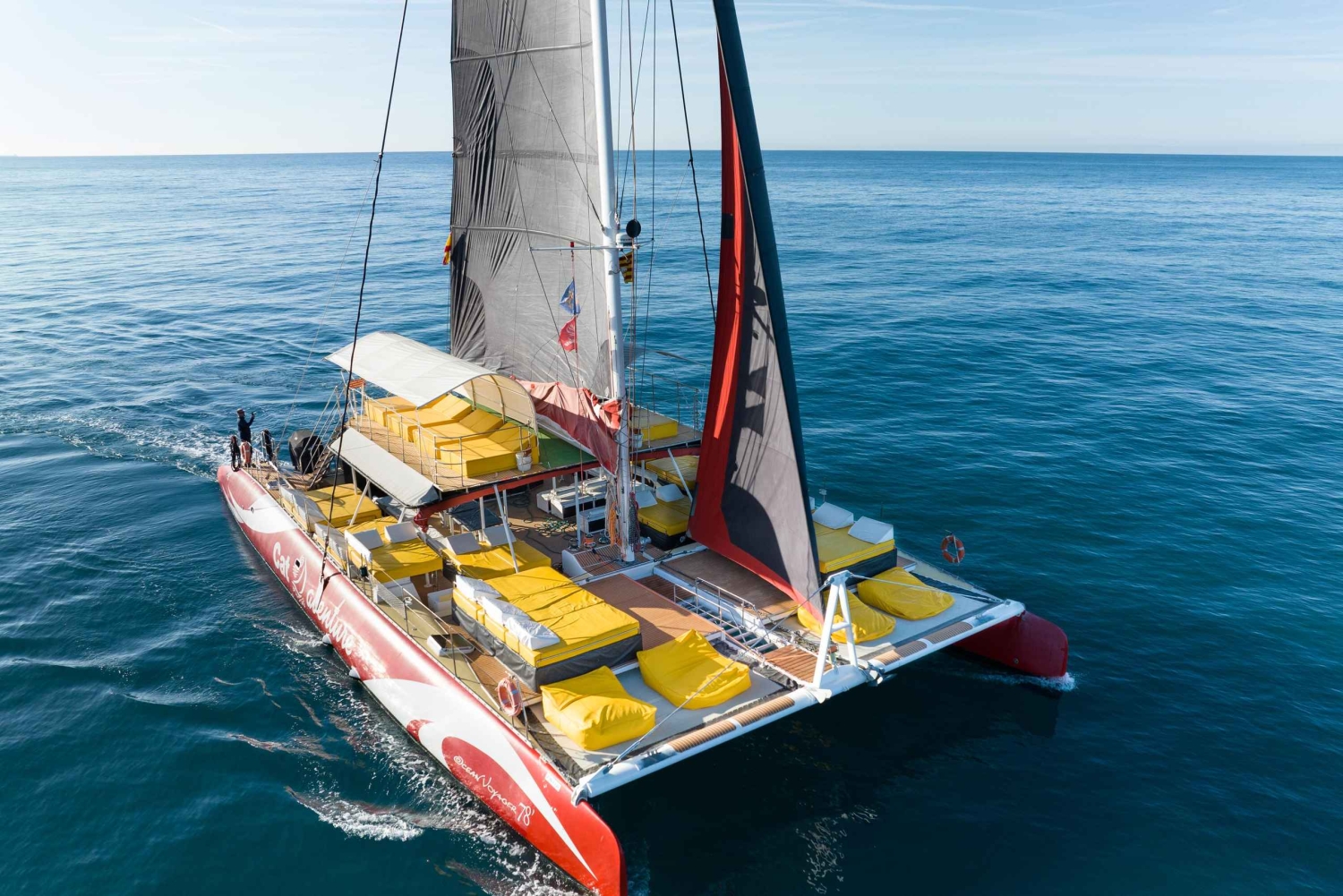 Cambrils: Catamaran Day Cruise with BBQ and Drinks