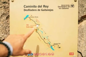 Caminito del Rey: bilhetes, visita guiada, transporte e água