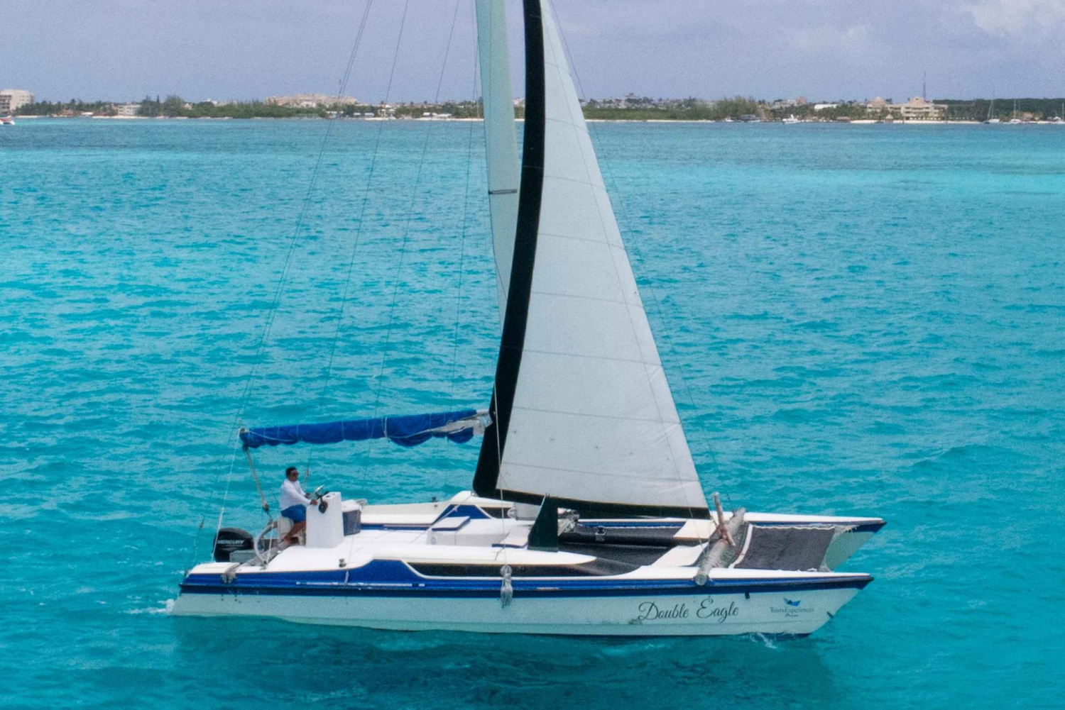 Cancun: Privat katamaran med alt inkluderet