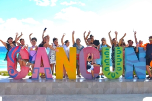 Cancun: bussikierros – kaupunkiseikkailu parhailla pysähdyksillä