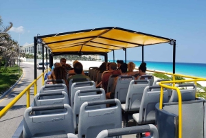 Cancun: bussikierros – kaupunkiseikkailu parhailla pysähdyksillä