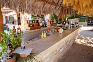 Cancún: Catamarantocht naar Isla Mujeres met open bar en lunch