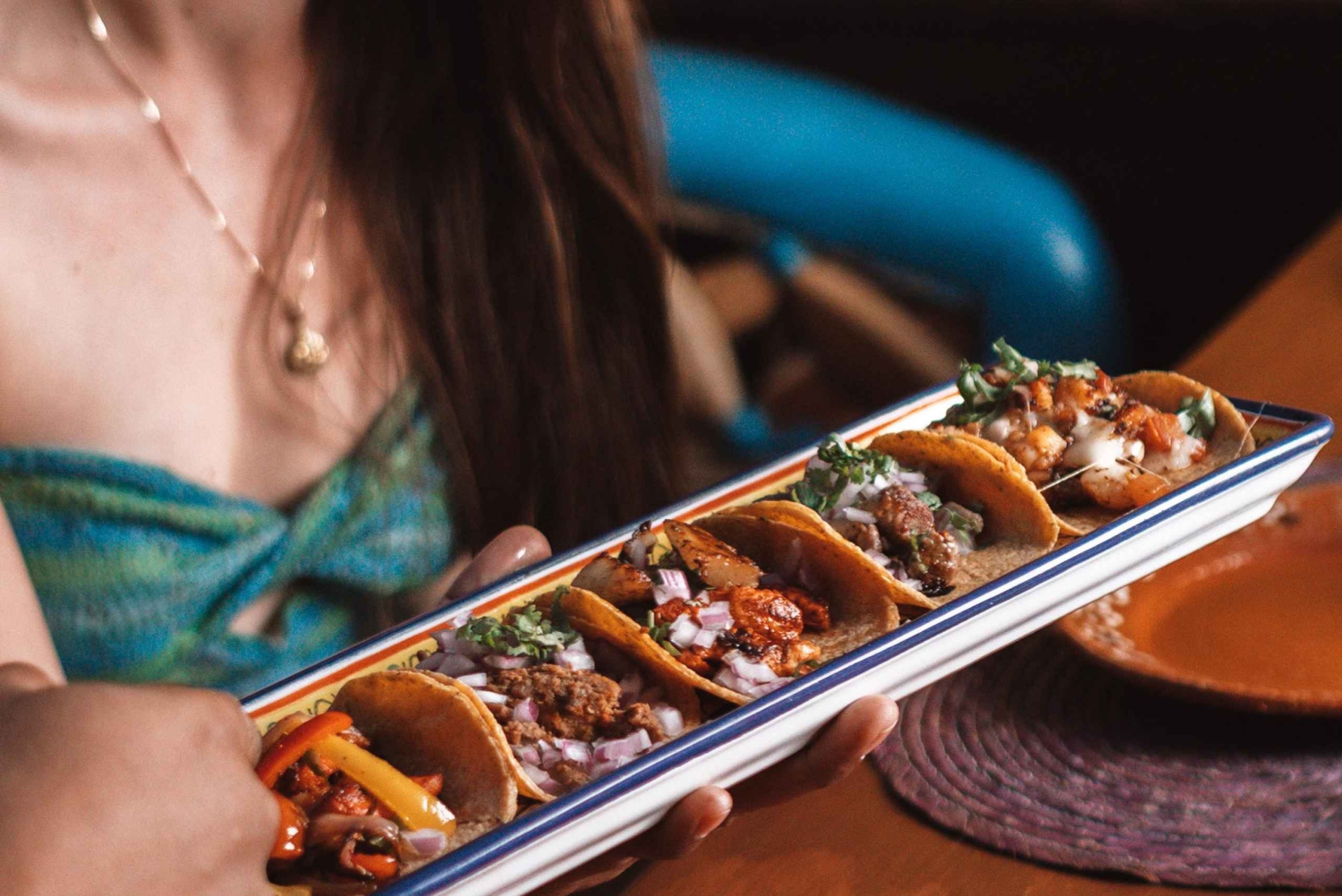 Cancún: almuerzo con tacos ilimitados y experiencia de compras con guía.