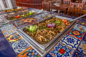 Cancún: Premium katamaran med transport og havneavgift