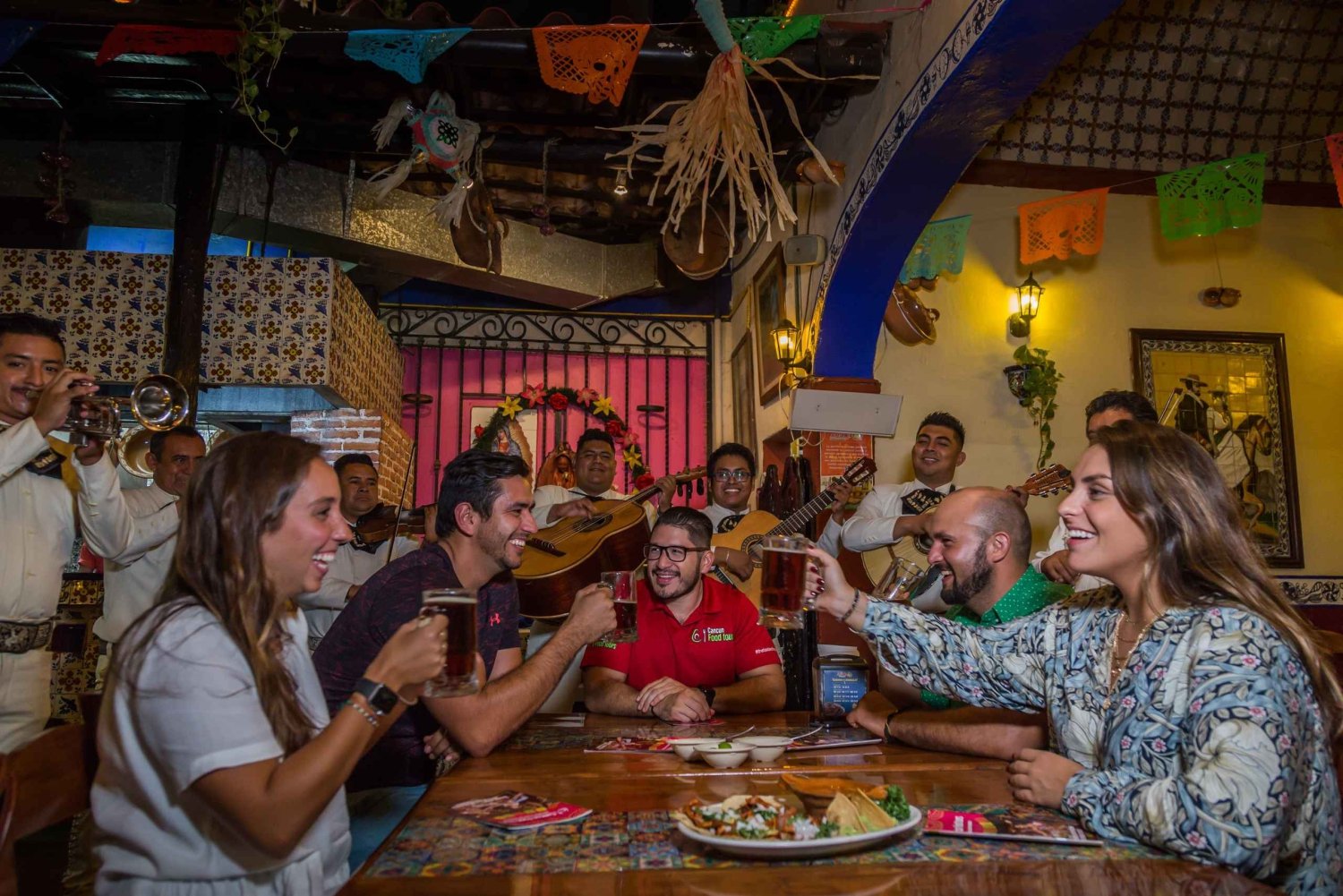 Cancún: Degustacja taco i lokalnego piwa z transportem