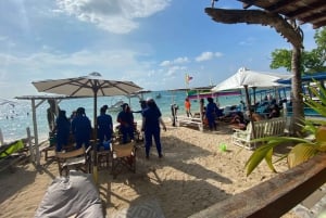 Cartagena: 5 Rosario Eilanden Tour met snorkelen en lunch