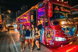 Cartagena: Excursão de ônibus Chiva Party com entrada na discoteca