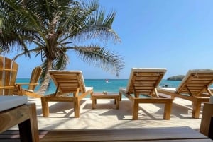 Cartagena: ILHA PRIVADA em Rosário com cocktail tropical