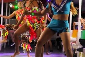 Cartagena: Sunset boat ride on the bay with an open bar and a musical show!