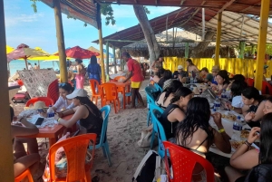 Cartagena: Traditional Daytour to Playa Blanca By Bus!