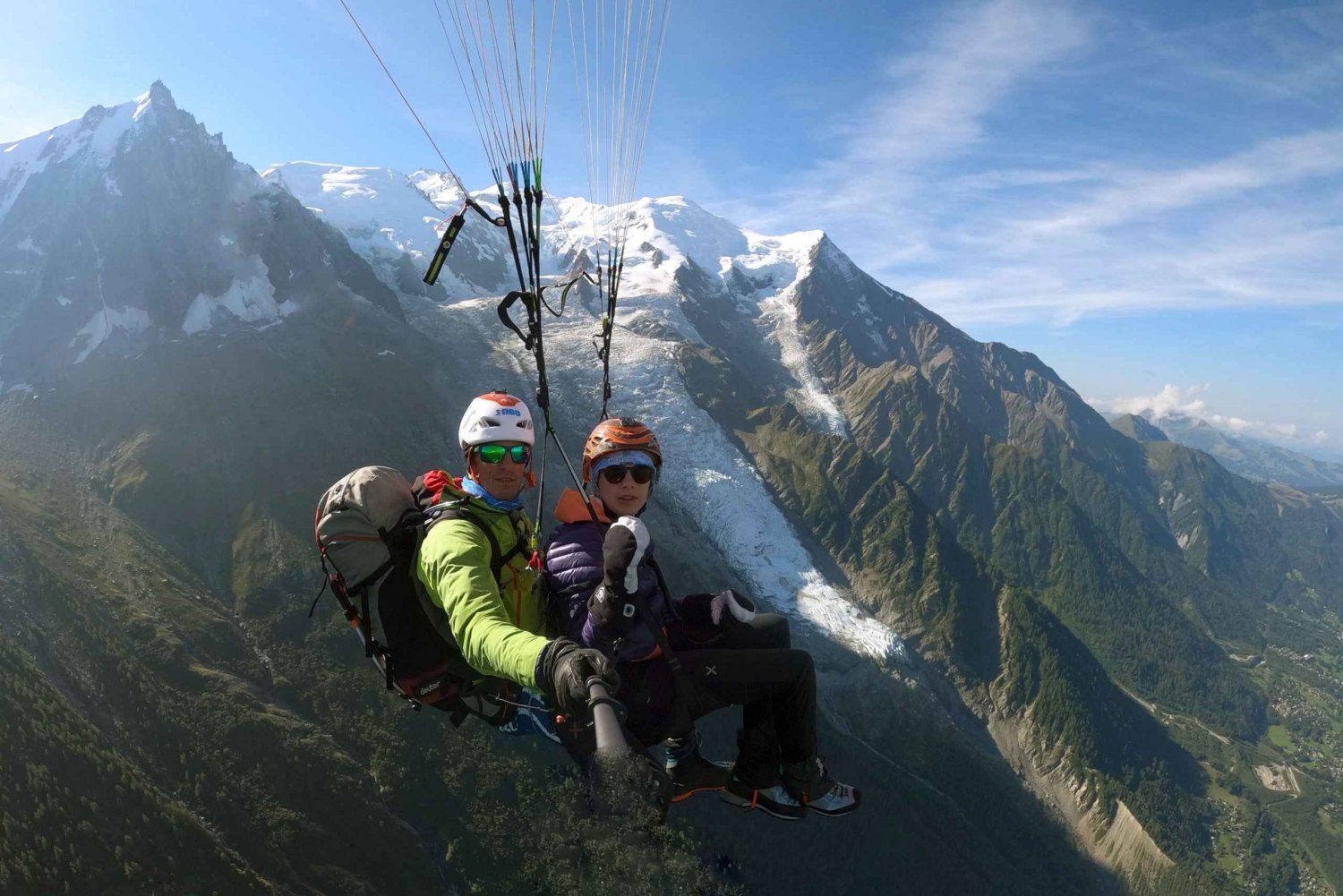 Chamonix-Mont-Blanc: Volo in parapendio tandem in montagna