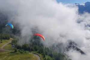 Chamonix-Mont-Blanc: Vuelo en parapente biplaza de montaña