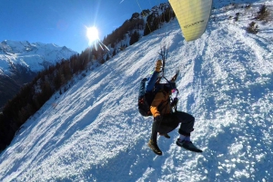 Chamonix-Mont-Blanc: Vuelo en parapente biplaza de montaña