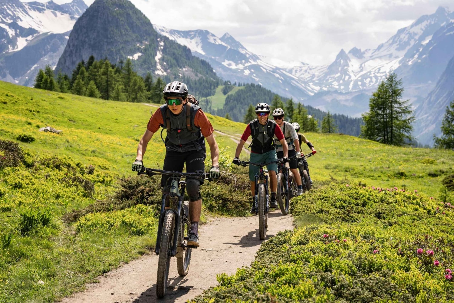 Courmayeur: E-Bike Guided Tour Val Veny, Val Ferret