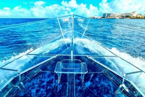 Cozumel: Clearboat em Cozumel + Snorkel + Refrescos!!!