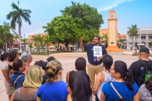 Cozumel: Wycieczka po mieście z otwartym dachem i odpoczynek na plaży