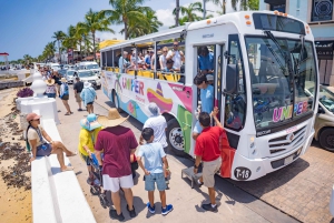 Cozumel: Wycieczka po mieście z otwartym dachem i odpoczynek na plaży