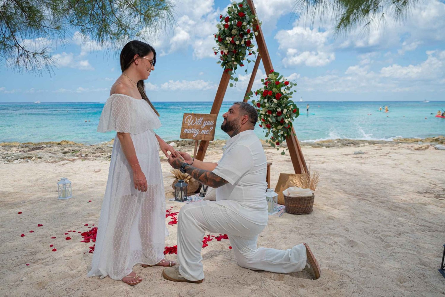 Cozumel: Private Beach Proposal with All-Inclusive Package