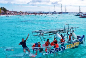Cozumel Snorkeling Adventure on a Clear Bottom Boat