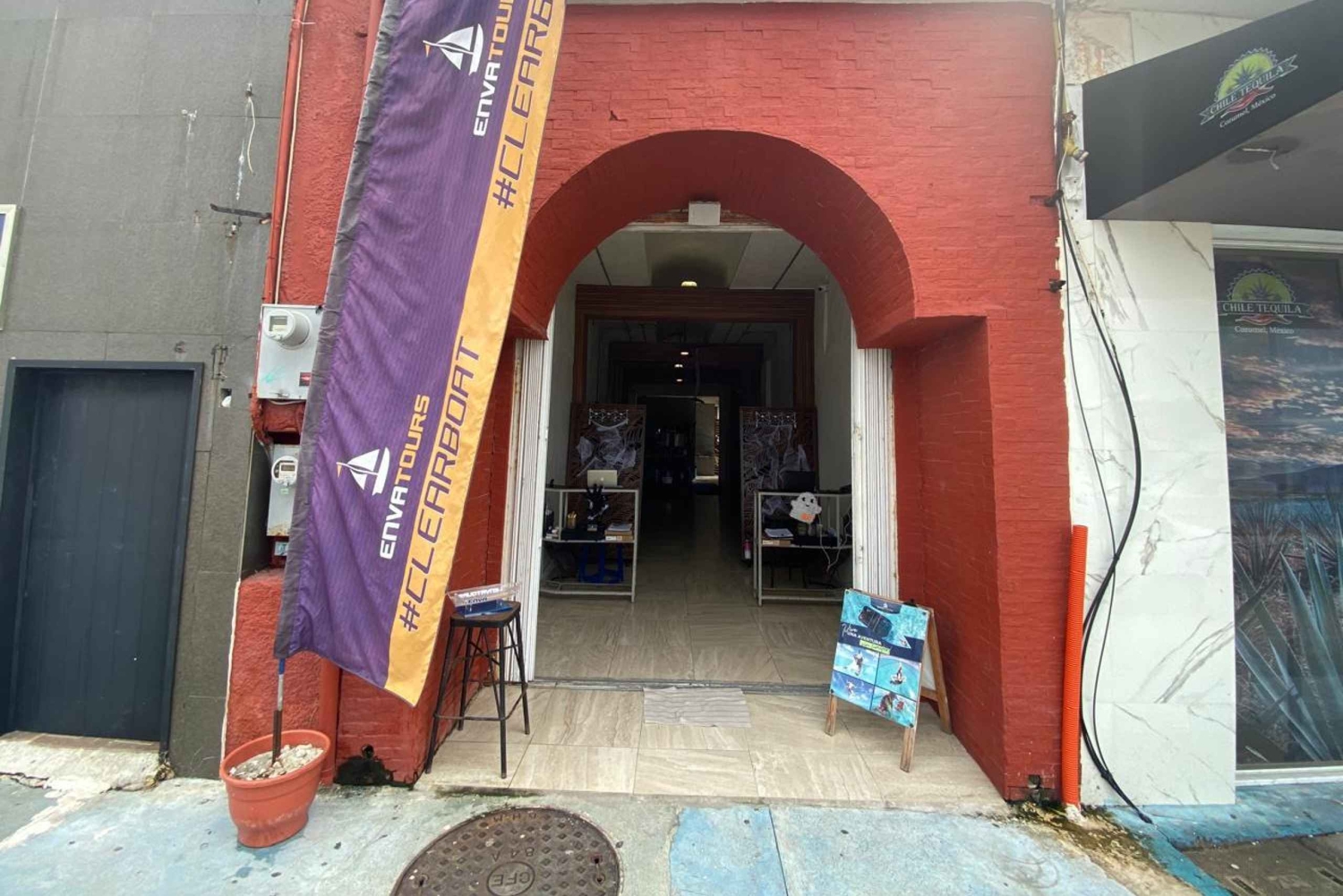 Cozumel: Transparent Boat Tour with Snorkeling and 2 Beers