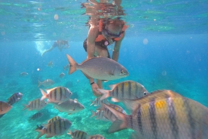 Cozumel: Transparent Boat Tour with Snorkeling and 2 Beers