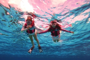 Cozumel: Transparent Boat Tour with Snorkeling and 2 Beers