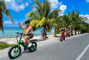 Cozumel: West Coast E-Bike and Snorkeling Tour