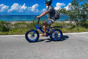 Cozumel: West Coast E-Bike and Snorkeling Tour