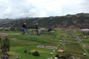 Cusco: Cachimayo Adventure Tour med Skybike og Via Ferrata