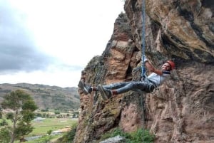 Cusco: Cachimayo Adventure Tour med Skybike og Via Ferrata