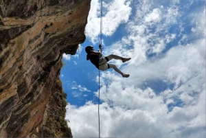 Cusco: Cachimayo Adventure Tour med Skybike og Via Ferrata