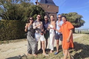 Champagneproeverij met panoramische wandeling door de wijngaarden