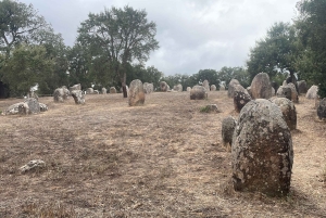 Evora : Cromlech des Almendres et Grand Dolmen de Zambujeiro