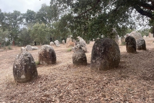 Evora : Cromlech des Almendres et Grand Dolmen de Zambujeiro