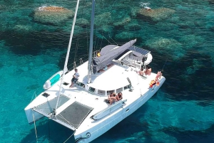 Fajardo: Dagskryssning med katamaran till Palomino Island med lunch