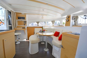 Fajardo: Dagskryssning med katamaran till Palomino Island med lunch