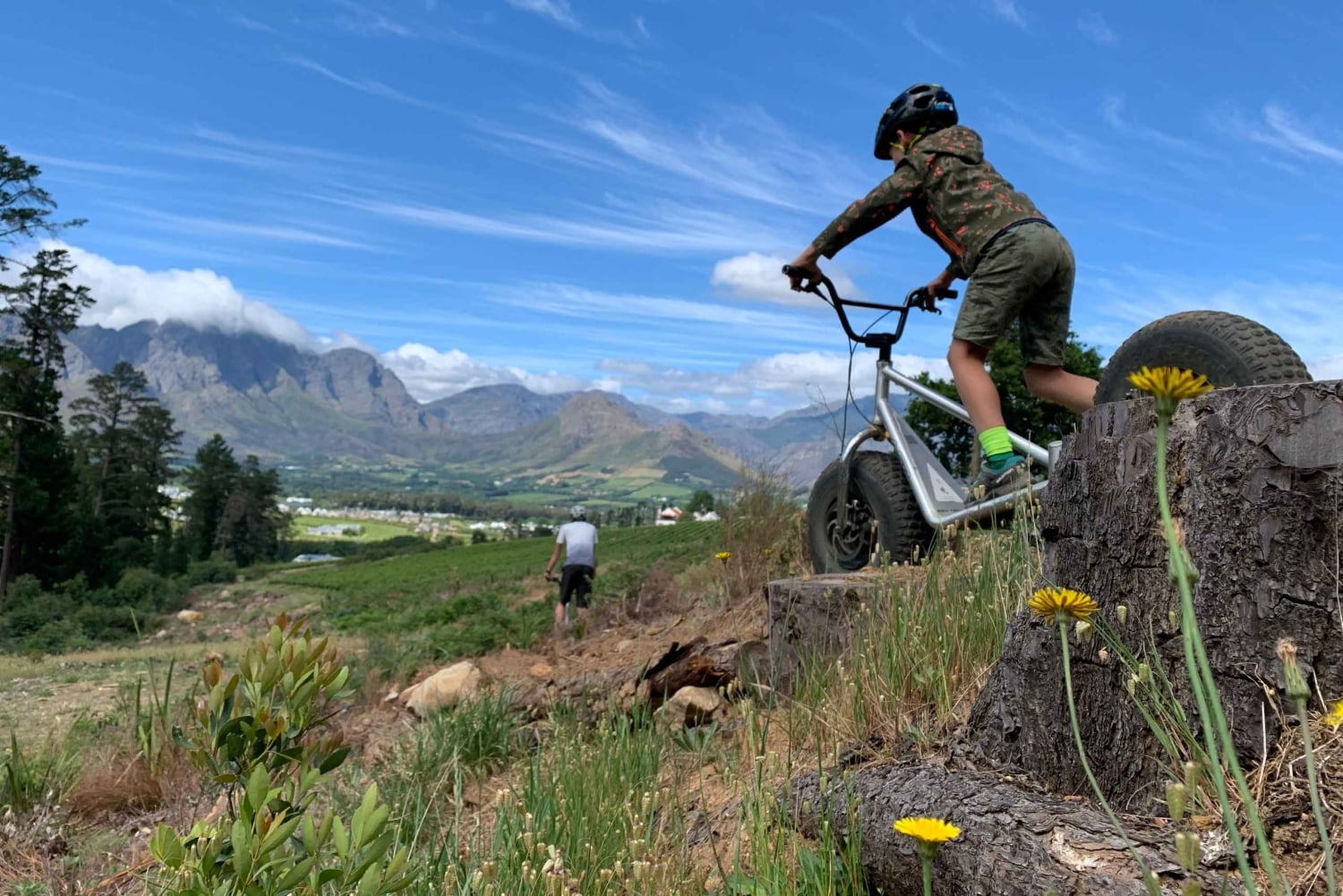Franschhoek: Descida de scooter