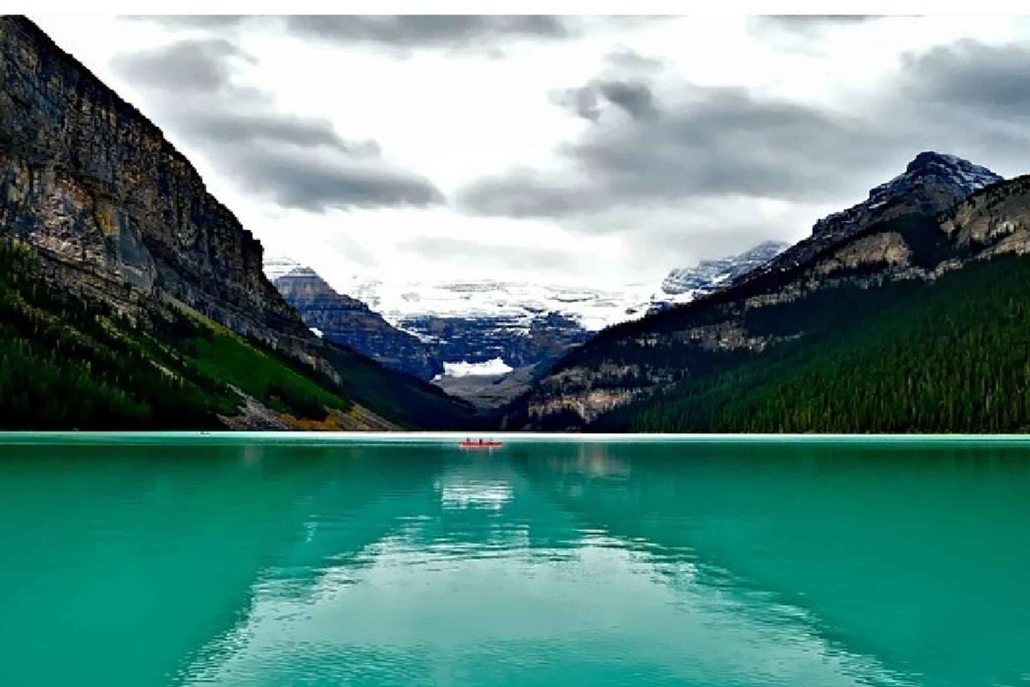 Von Banff/Canmore: Shuttle zum Moraine Lake und Lake Louise