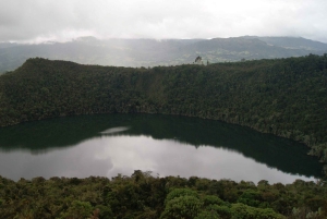 From Bogota: Explore the town of Guatavita, the lagoon and the 'Casa Loca'.