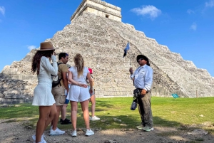 Von Cancun aus: Chichen Itza, Cenote & Valladolid Tagestour