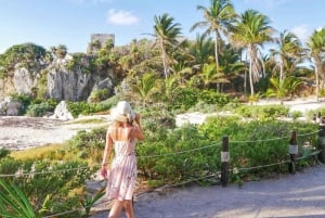 From Cancun: Day Trip to Tulum, Cenote & Playa del Carmen