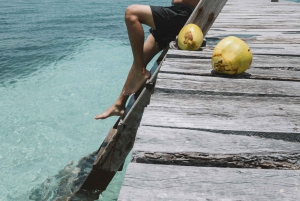 From Cancun: Enjoy a catamaran tour of Islas Mujeres with buffet lunch