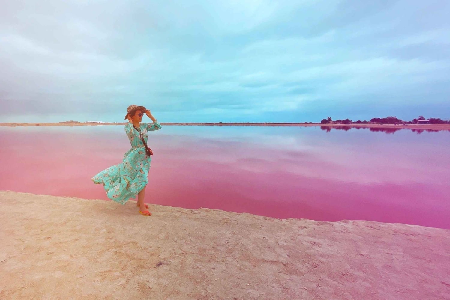 Fra Cancun: Dagstur til Rio Lagartos og Las Coloradas