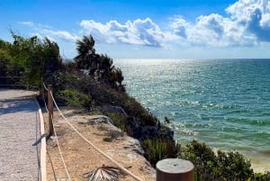 Från Cancún: Tur till Tulum och Cobá med besök till cenote och lunchbuffé