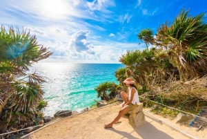 Из Канкуна: Тулум, сенот и тур по плаванию черепах в Акумале