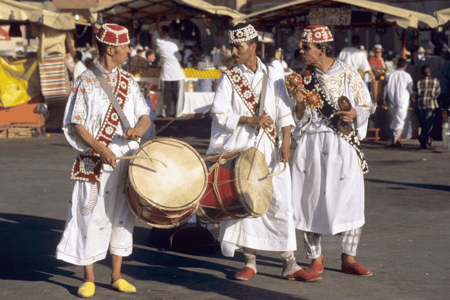 カサブランカ発：マラケシュ市内観光ツアー（ラクダ乗り体験付き）